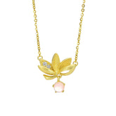 925 Sterling Silver Lotus Pendant Necklace | Protection & Love