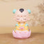 Avalokitesvara Lotus Statue – on mirrored surface with reflection, symmetrical beauty