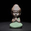 Prayer Meditation Resting Monk Statue – resting monk statue in prayer pose on, ceramic statue, zen gift, meditation decor