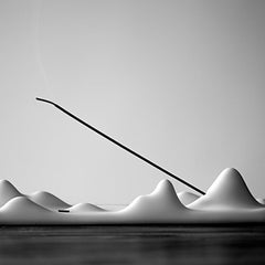 Mountain Cloud Ceramic Incense Holder | Meditation & Balance