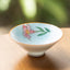 Mandala Koi Teacup – Back view revealing full mandala flower pattern, 50ml oriental cup