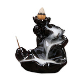 Ceramic Waterfall Backflow Incense Burner | Meditation Healing & Zen