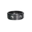 Yin Yang Titanium Steel Ring - Silver and black spinner rings with yin-yang, fidget ring