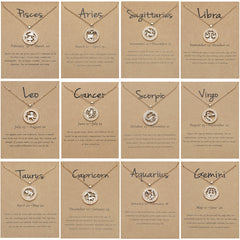 3D Zodiac Constellation Pendant Necklace – Personalized Astrology Amulet for Cosmic Connection & Intuitive Guidance