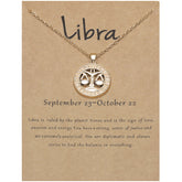 3D Zodiac Constellation Pendant Necklace – view 37, lifestyle view, amulet necklace