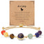 18K Gold Plated Zodiac Stone Bracelet – Aries with ram symbol on kraft card, tiger eye stones