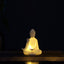 Ceramic LED Bodhisattva Decoration – LED Buddha front, blessing mudra, warm glow, night light