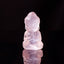 Crystal Buddha Necklace Amethyst Citrine Healing Pendant Spiritual Decoration – translucent purple gem, third eye intuition