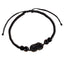 Silver Sheen Obsidian Bracelet – Black obsidian PiXiu bracelet isolated on white