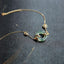 Cyan Jade Koi Fish Bracelet - full view showing translucent cyan jade beads with koi charm
