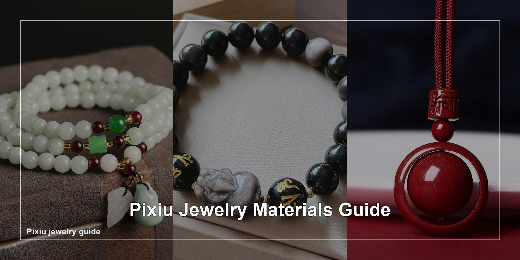 Pixiu Jewelry Materials Guide: Jade, Obsidian and Metal