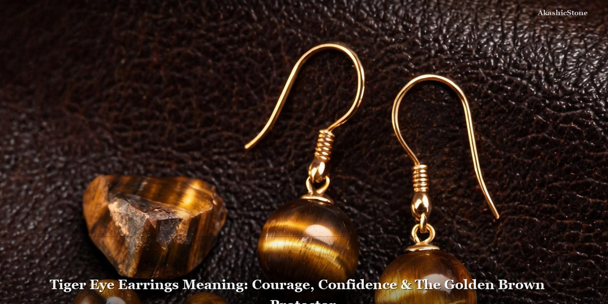 Tiger Eye Earrings Meaning: Courage, Confidence & The Golden Brown Protector