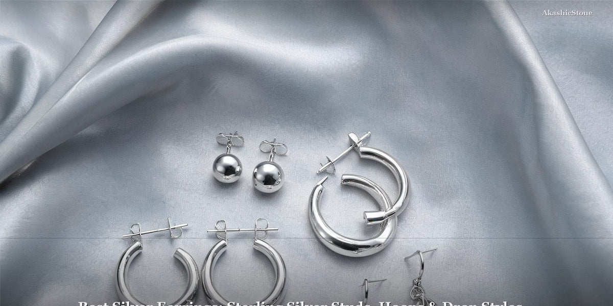 Best Silver Earrings: Sterling Silver Studs, Hoops & Drop Styles