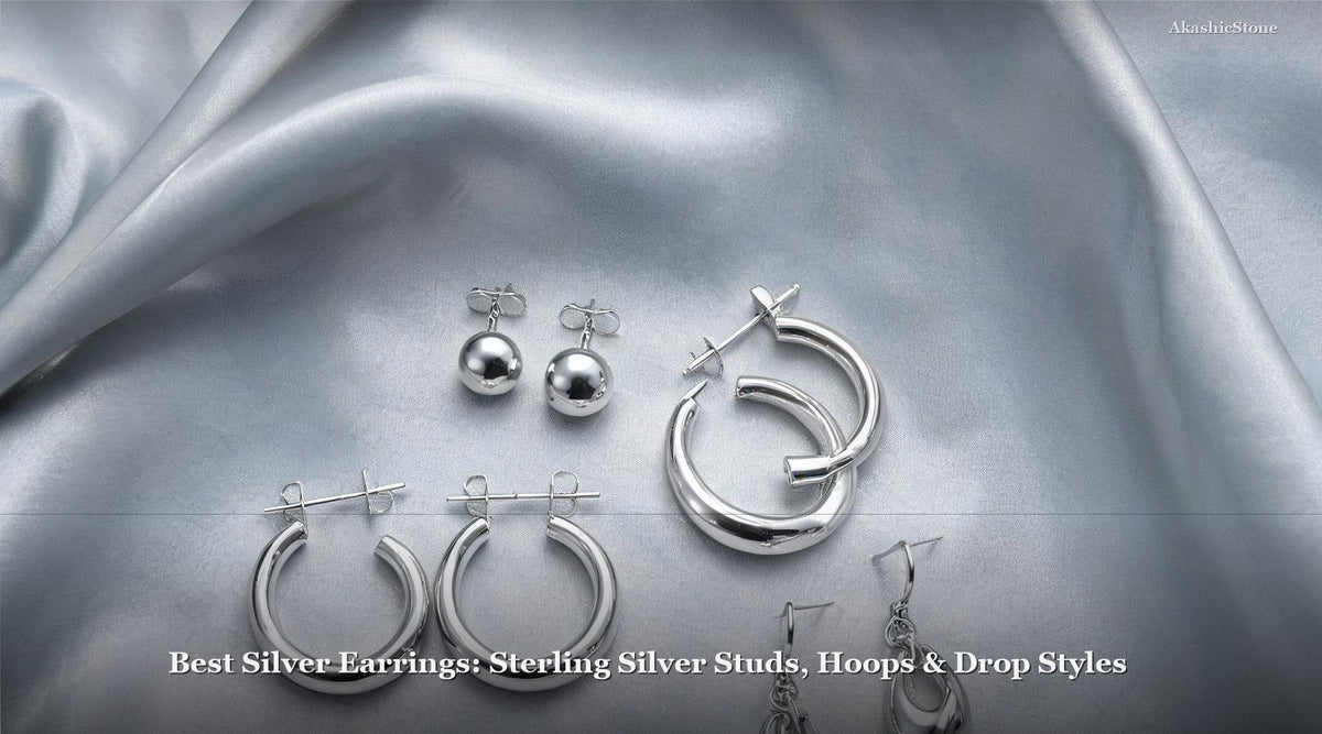 Best Silver Earrings: Sterling Silver Studs, Hoops & Drop Styles