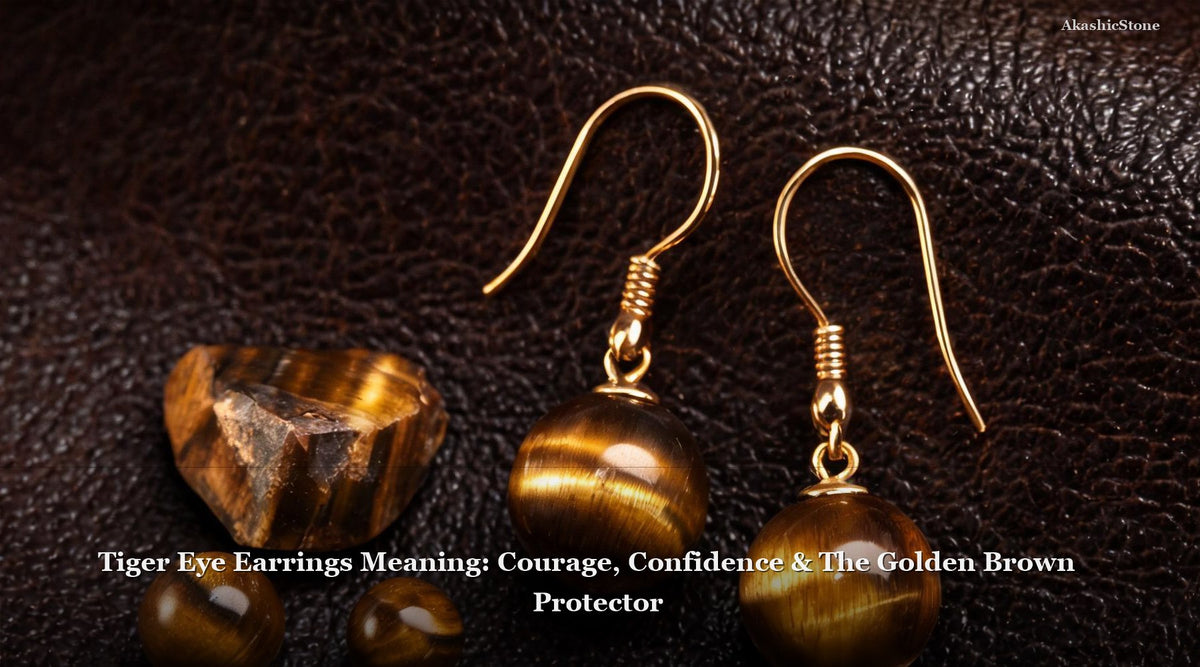 Tiger Eye Earrings Meaning: Courage, Confidence & The Golden Brown Protector