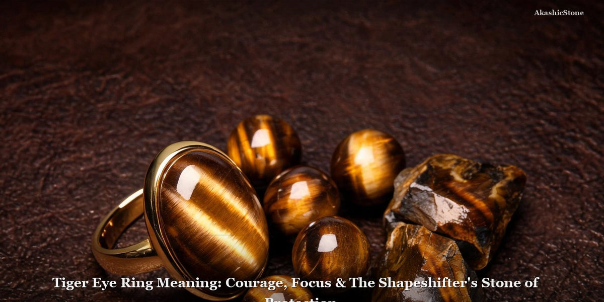 Tiger Eye Ring Meaning: Courage, Focus & The Shapeshifter's Stone of Protection