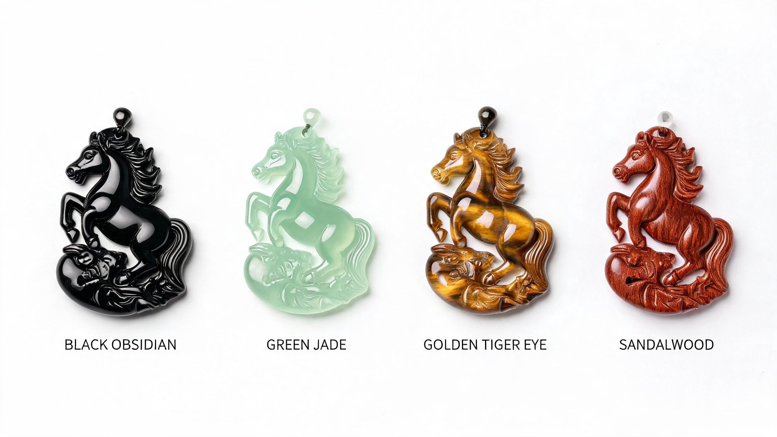 Chinese Zodiac Jewelry Materials: Obsidian vs Jade vs Crystal vs Wood