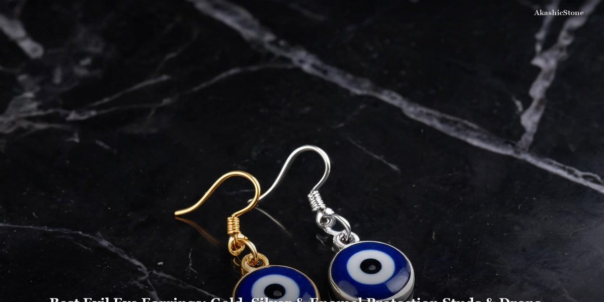 Best Evil Eye Earrings: Gold, Silver & Enamel Protection Studs & Drops