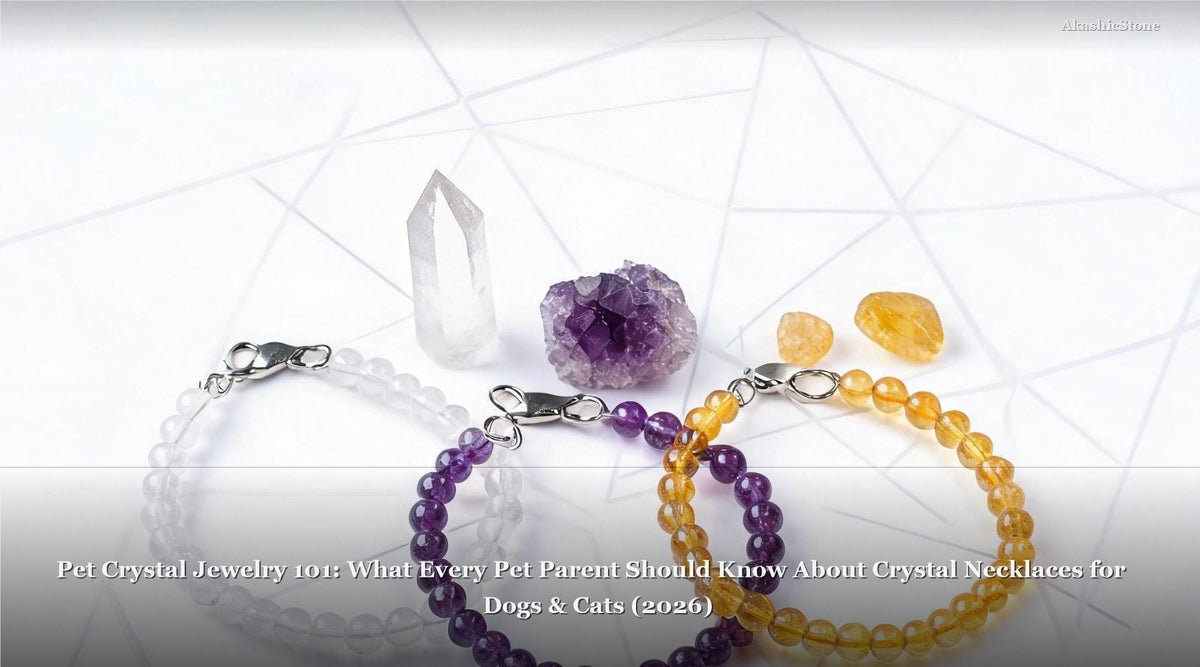 Pet Crystal Jewelry 101: What Every Pet Parent Should Know About Crystal Necklaces for Dogs & Cats (2026)