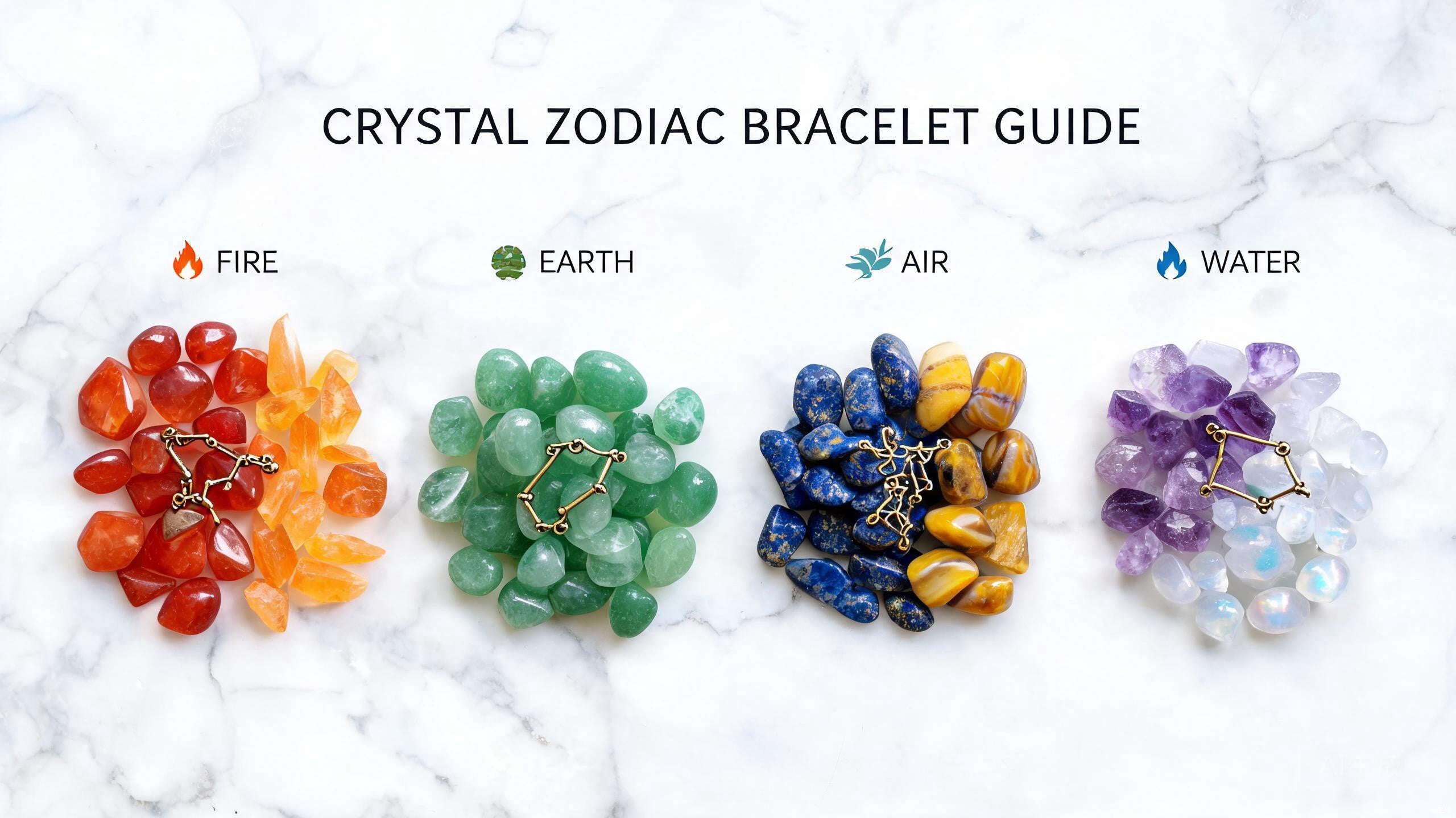Zodiac Bracelet Stones by Sign: Which Crystal Matches