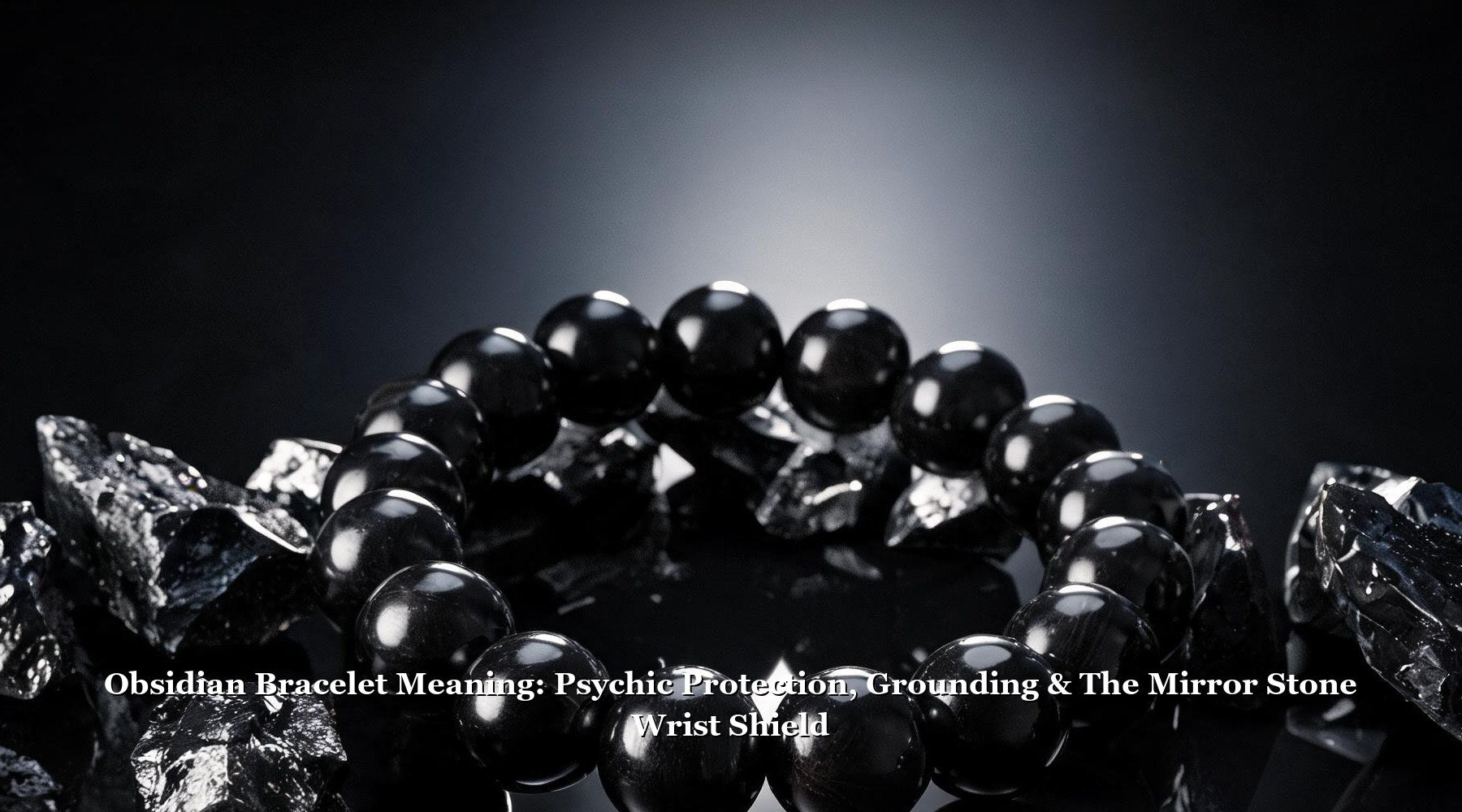 Obsidian Bracelet Meaning: Psychic Protection, Grounding & The Mirror Stone Wrist Shield