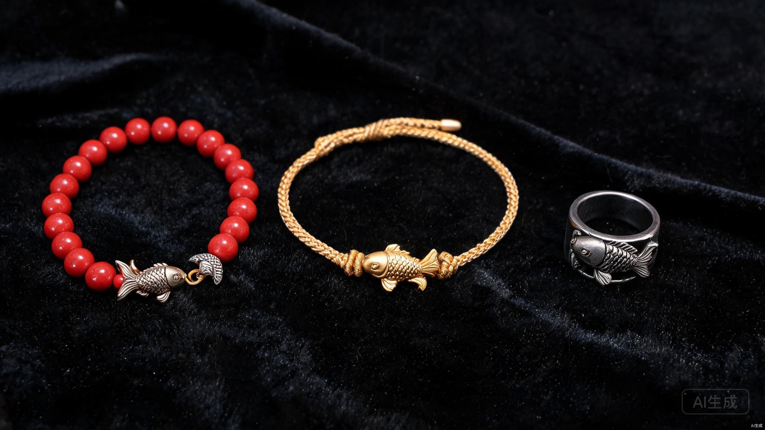 Koi fish jewelry colors red gold black meaning comparison