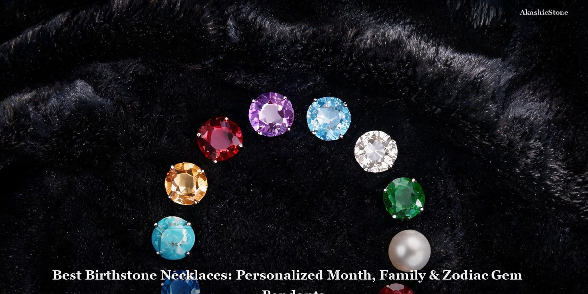 Best Birthstone Necklaces: Personalized Month, Family & Zodiac Gem Pendants