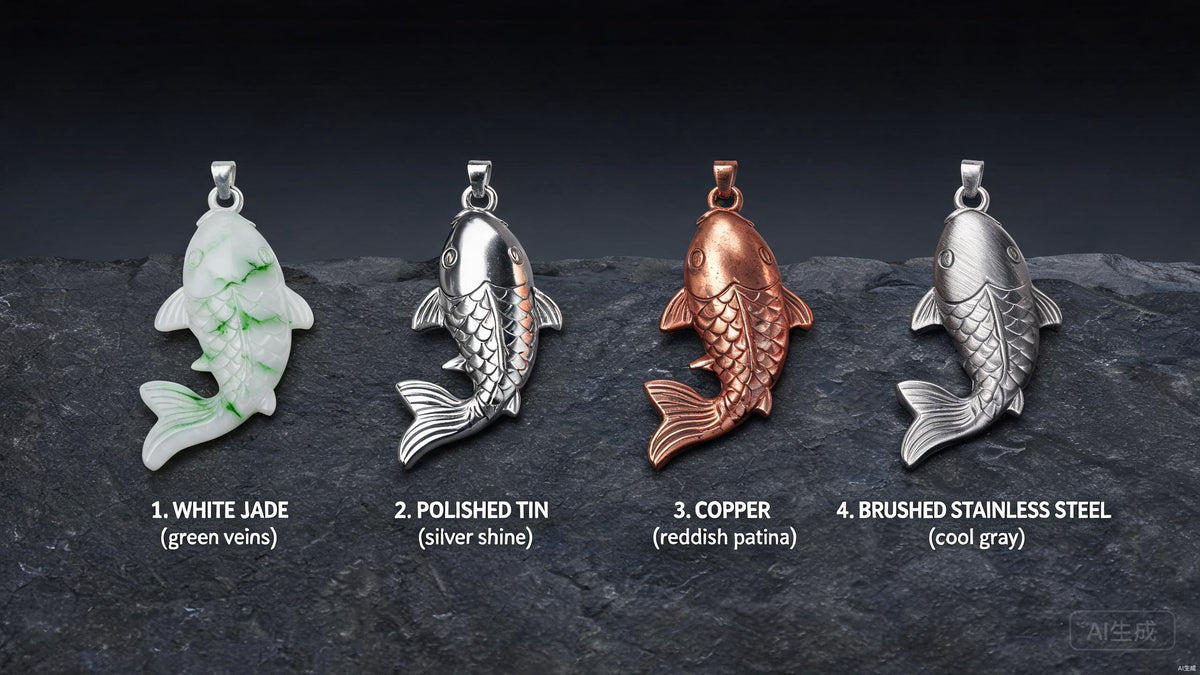 Koi Necklace for Men: Chains & Pendant Styles