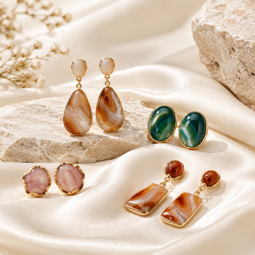 Agate Earrings