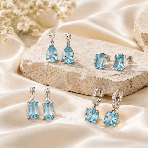 Aquamarine Earrings