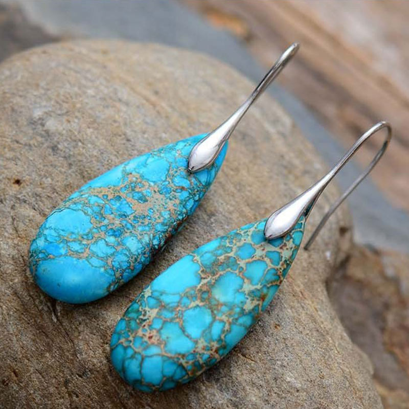 Emperor Stone Happiness Earrings, image 9, earring jewelry