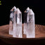 White Crystal Pillar – 2.5-3cm, front view