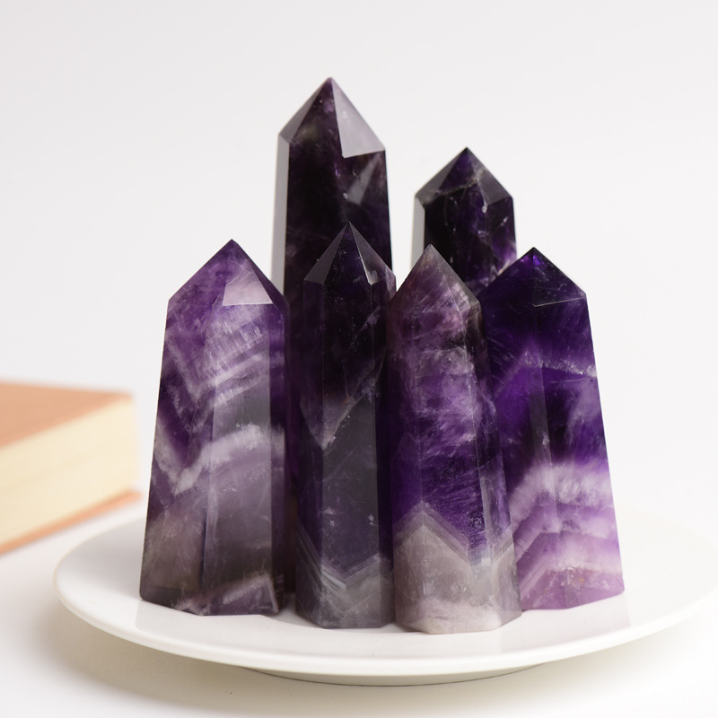 Amethyst Crystal Pillar – 3-4cm, front view