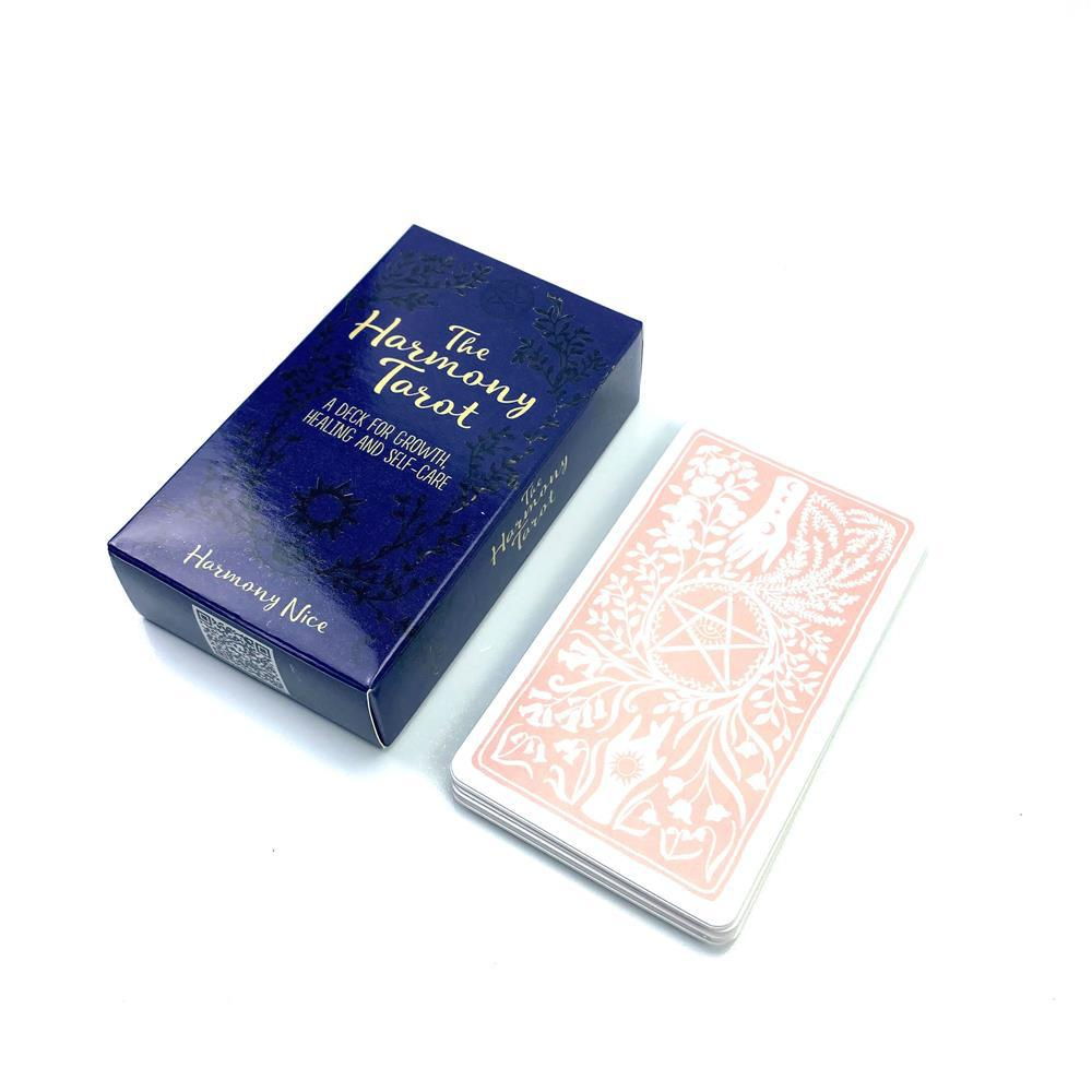 Trendy Tarot Deck – Single major arcana card with vivid colors and mystical symbols, divination art