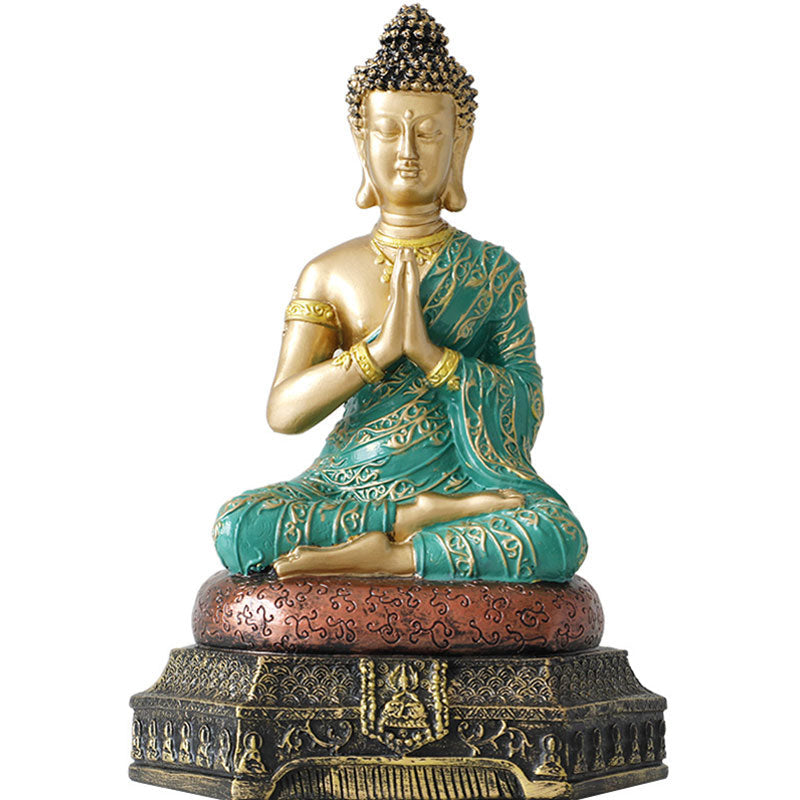 Buddha Resin Home Decor – minimalist design tranquil aura, yoga studio decoration