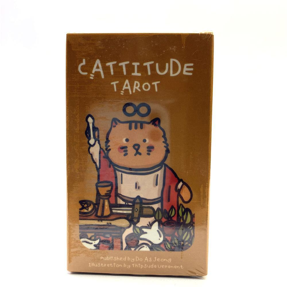 Trendy Tarot Deck – Card back view with decorative mystical pattern and vibrant border design