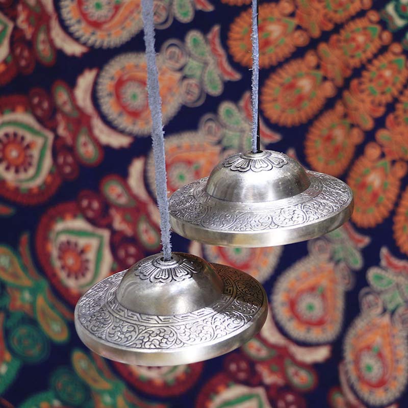 Tibetan Tingsha Bell Om Mani Padme Hum Copper Decoration Secondary image