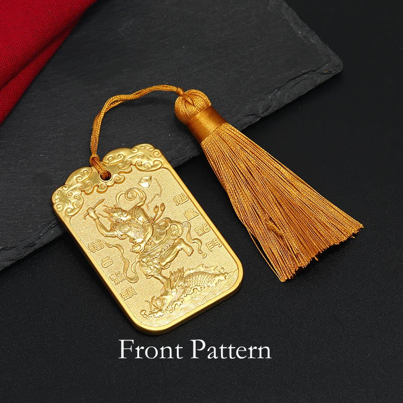 Feng Shui Koi Pagoda Decor - top spire and star ornament close-up, golden accents