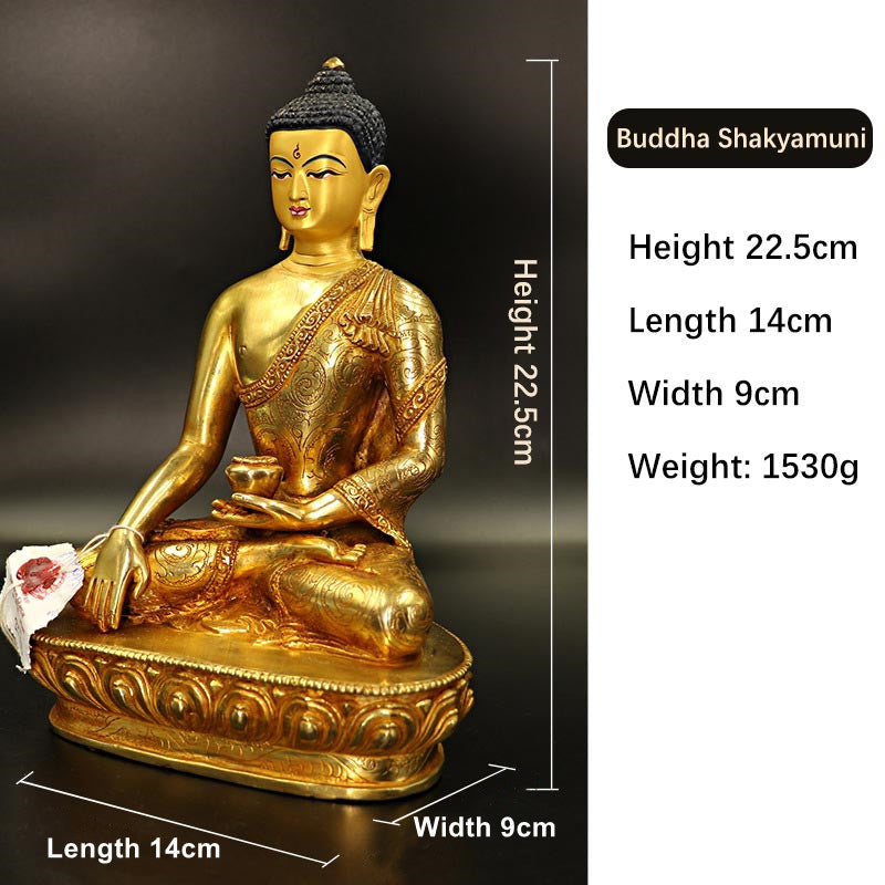 Shakyamuni Medicine Buddha Statue – close-up of healing nectar bowl, medicine buddha sacred detail