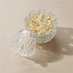 Crystal Energy Purification Demagnetization Bowl – White Bowl / Citrine, image 3