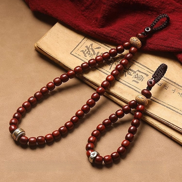 Natural Sandalwood Zodiac Buddha Keychain, image 17, lucky charm