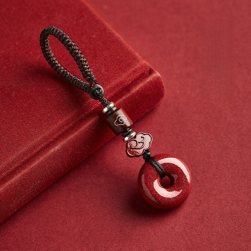 Cinnabar Piyao Talisman Keychain – G, image 7, lucky charm