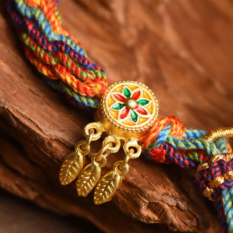 Om Mani Padme Hum Dreamcatcher Reincarnation Bracelet, image 8, healing bracelet