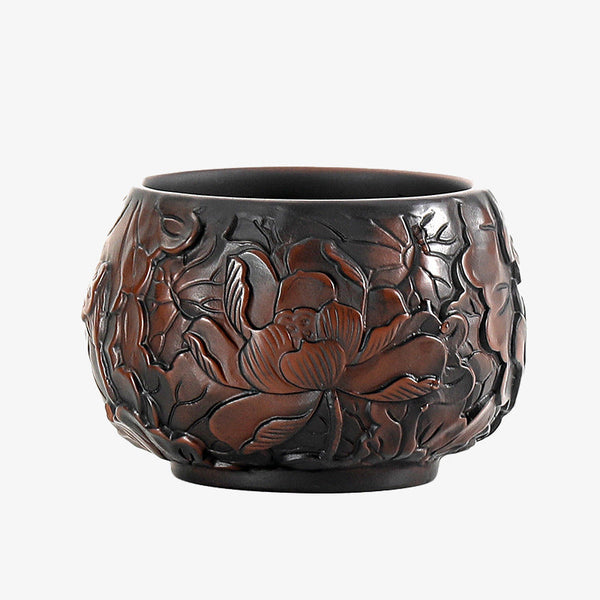 Bol tasse à thé en céramique bambou dragon