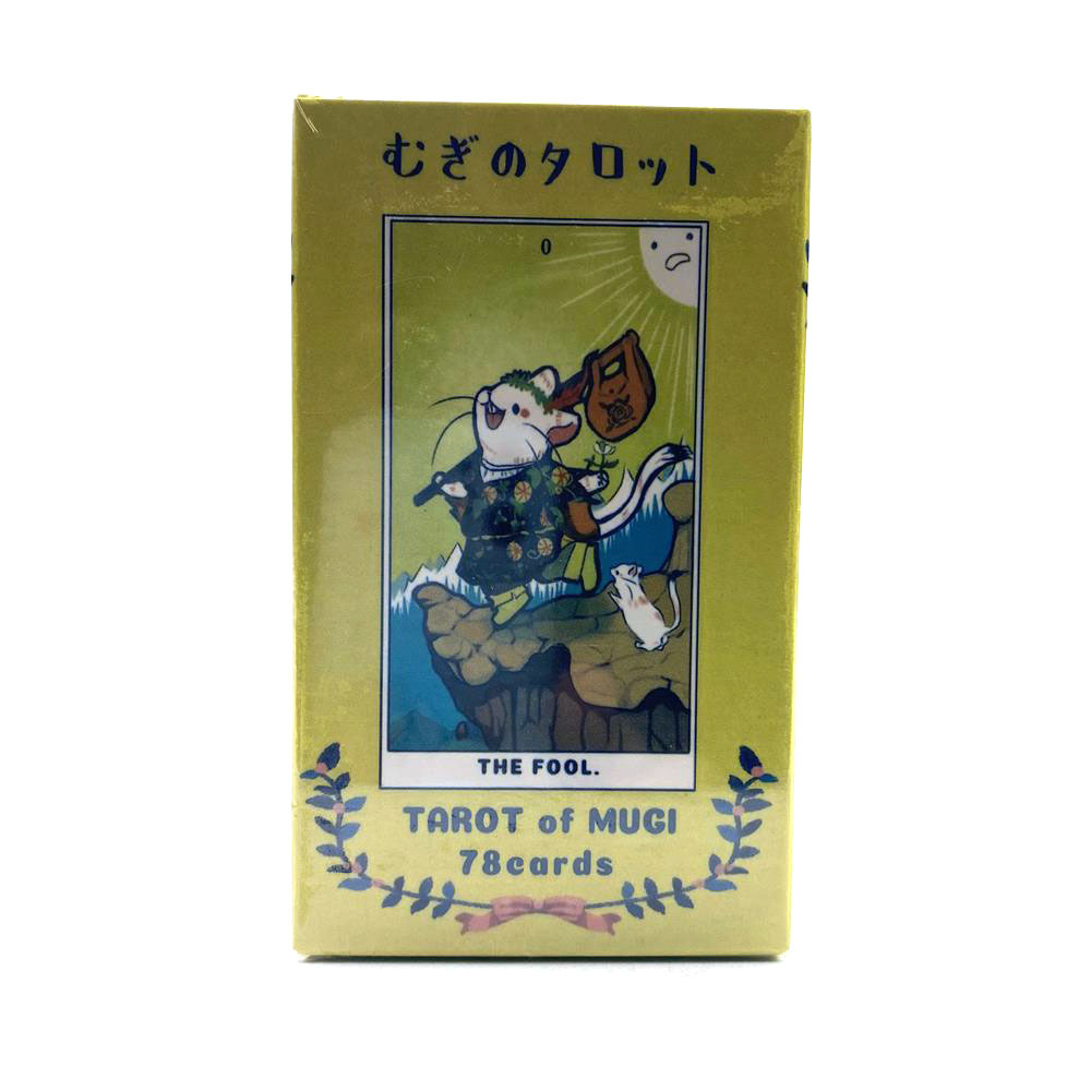 Trendy Tarot Deck – Open box view of tarot deck with cards visible inside, packaged card gift set