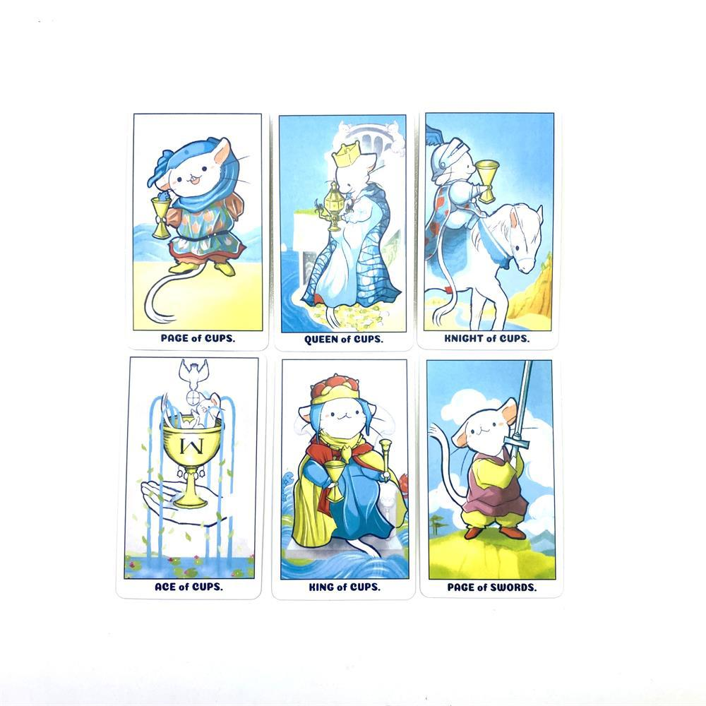 Trendy Tarot Deck – Detailed view of tarot card with ornate border and colorful mystical illustration