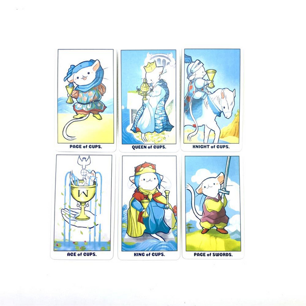 Trendy Tarot Deck – Detailed view of tarot card with ornate border and colorful mystical illustration