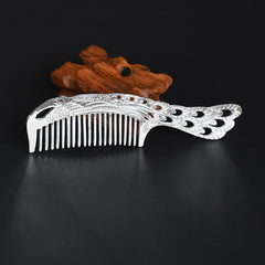 Dragon Phoenix Gold Plated Comb – Phoenix Hollow, image 2