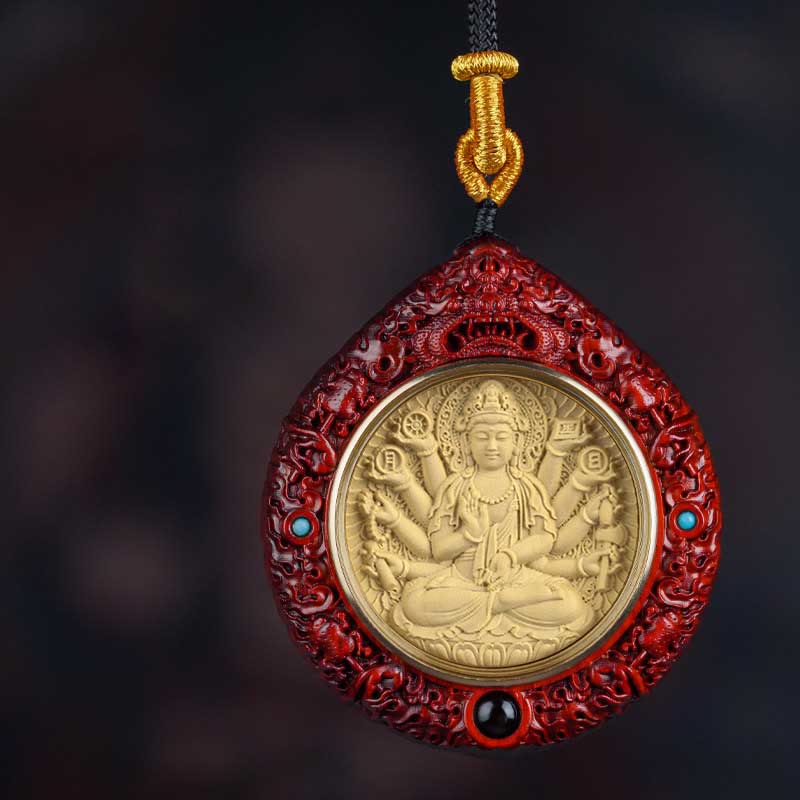Zodiac Buddha Sandalwood Necklace – bead diameter 6mm close-up showing precision drilling, quality