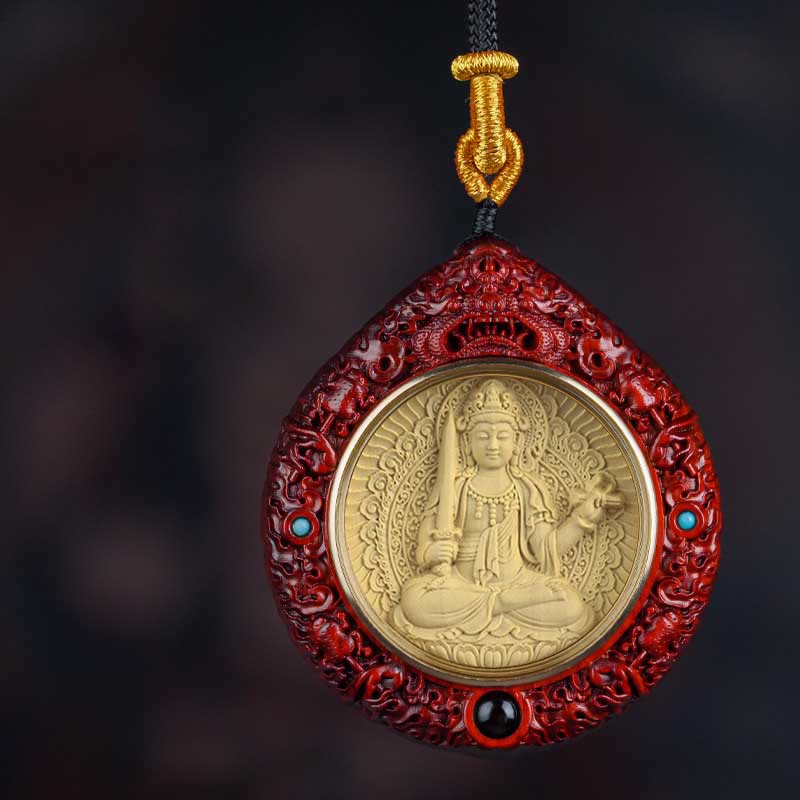Zodiac Buddha Sandalwood Necklace – certificate of authenticity card for genuine sandalwood, proof